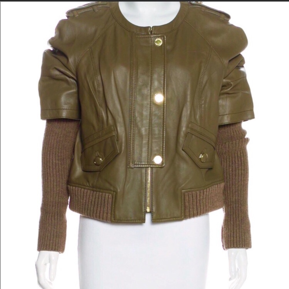 Tory Burch leather jacket $1,259.00